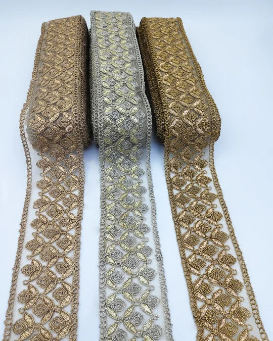 Intricate Cut-Work Lace — Flexible Designer Finishing CU1077