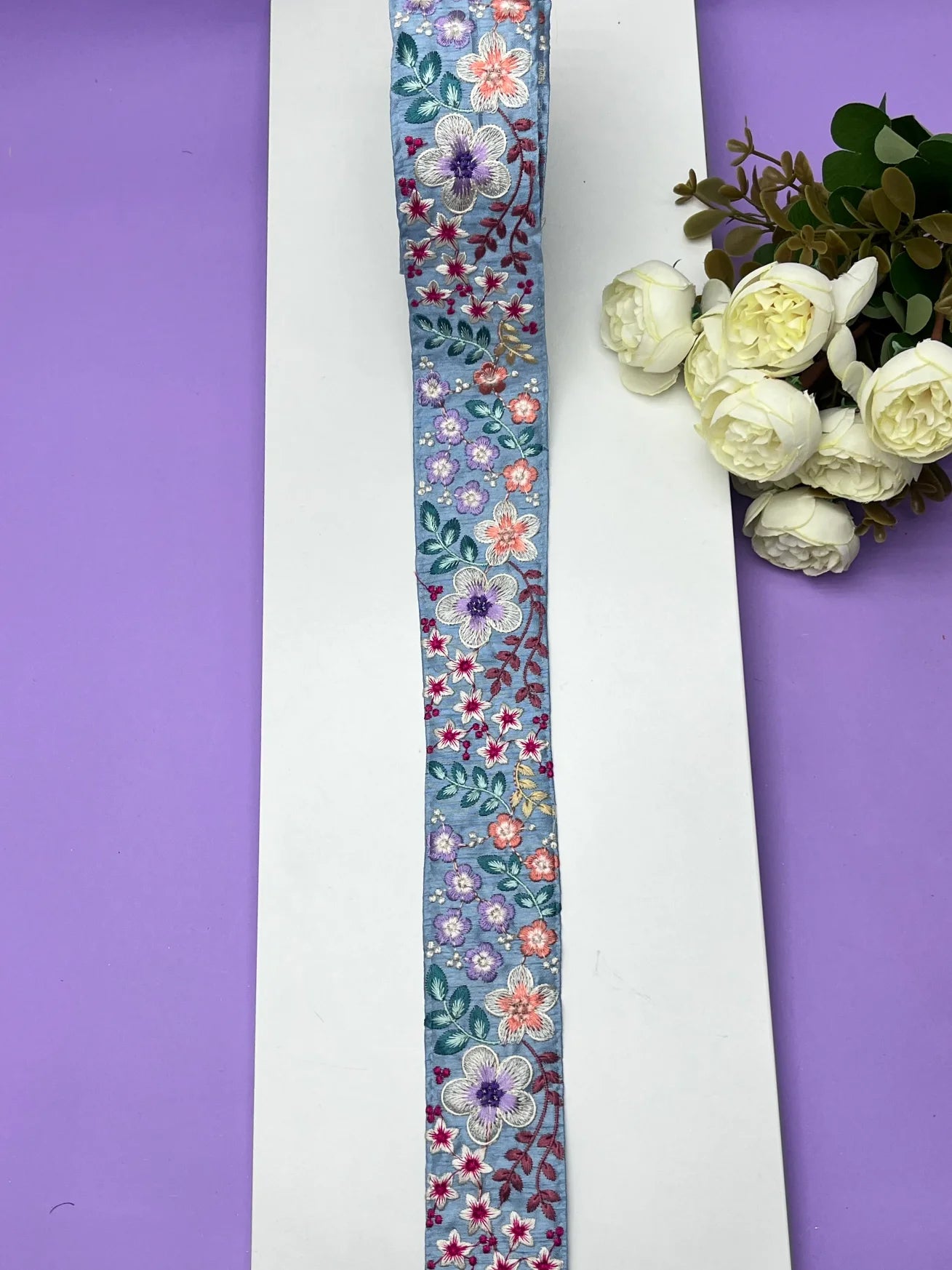 Embroidery Lace Jari Border JA13979