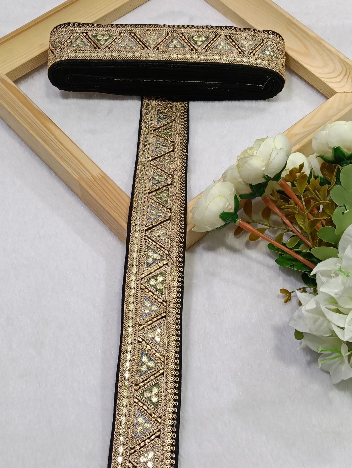 Embroidery Lace Jari Border JA14712 - Artiza Lace
