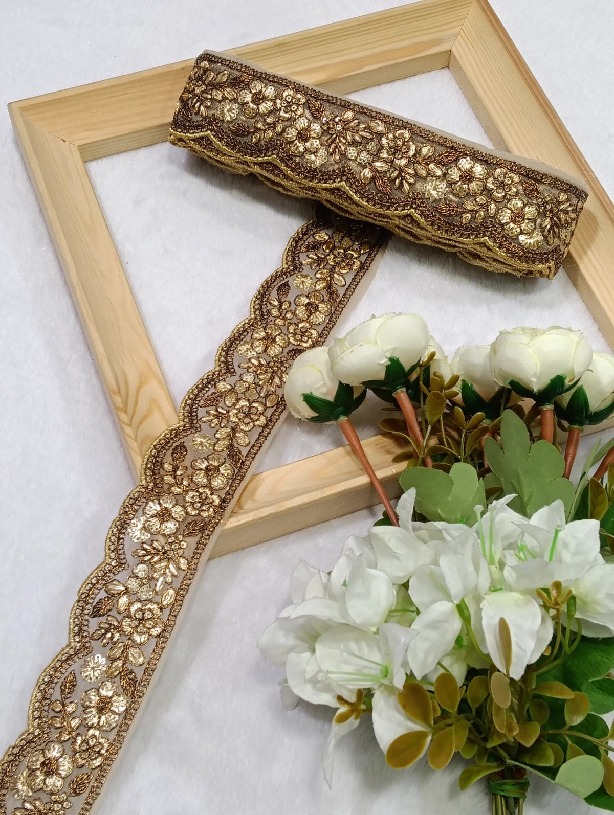 Embroidery Lace Jari Border JA14732 - Artiza Lace