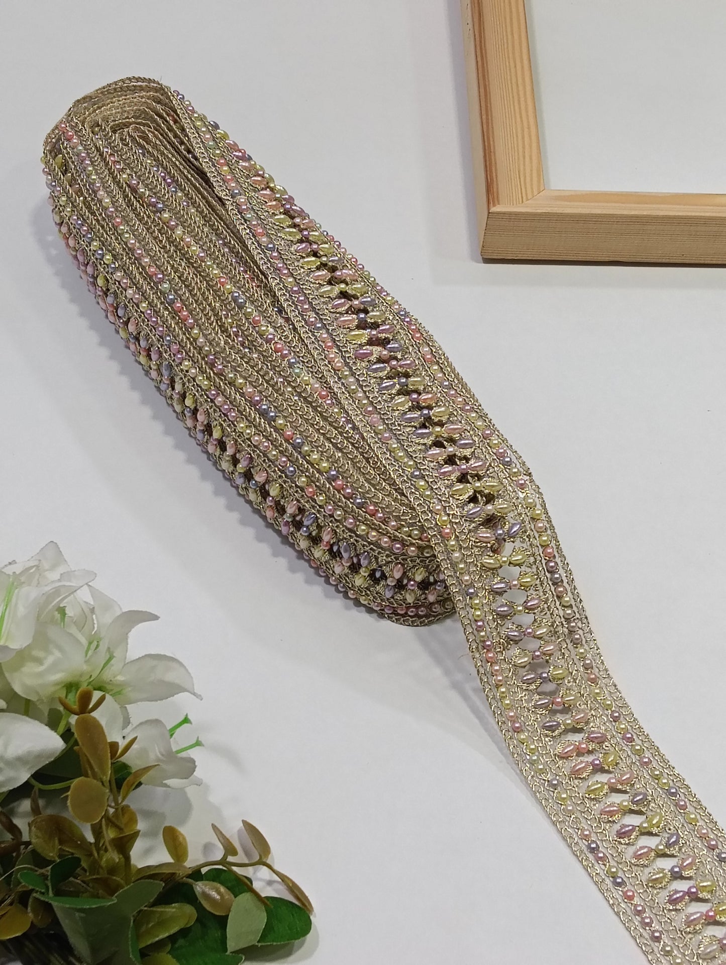 ST4686 Stone Lace