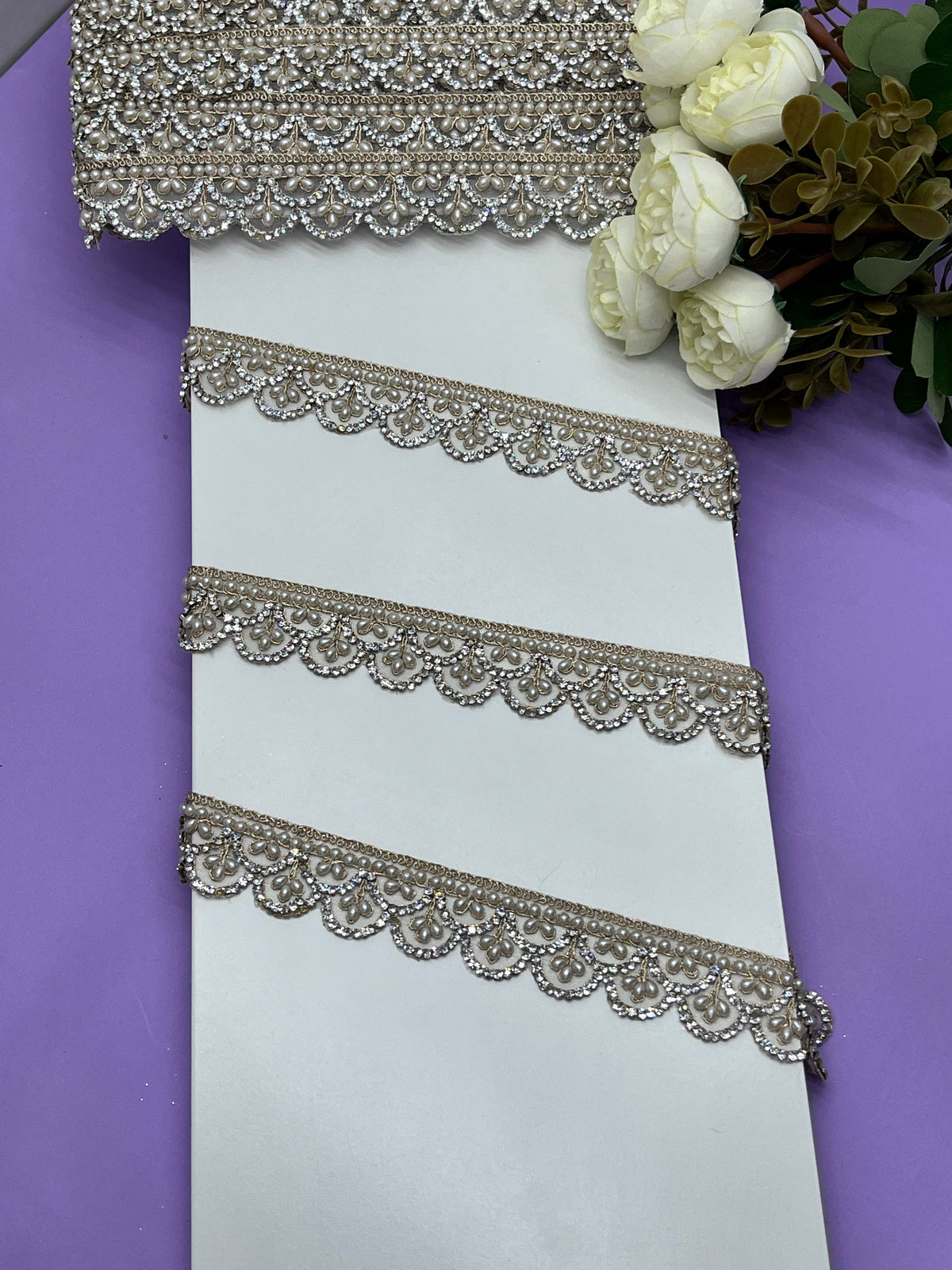 18 MTR STONE  BORDER - Artiza Lace