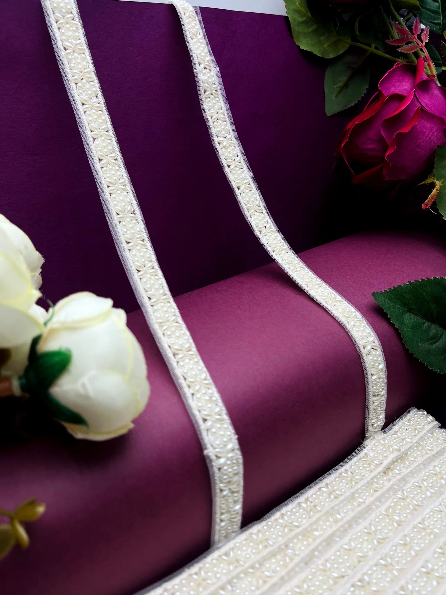 Stone Lace Border Trim ST1892/PRO28068