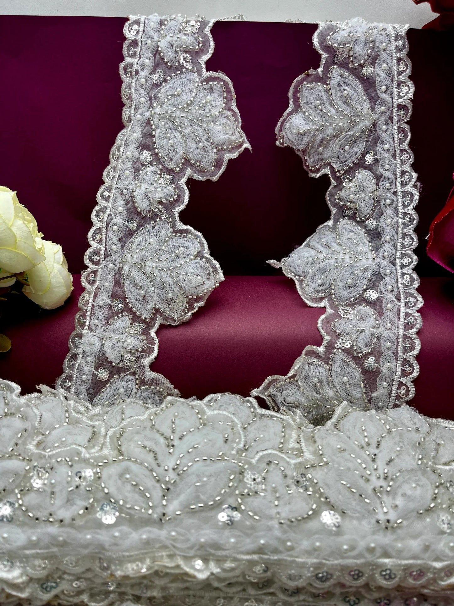 Handwork Machine Embroidery Lace Border Trim HA5514/PRO127093