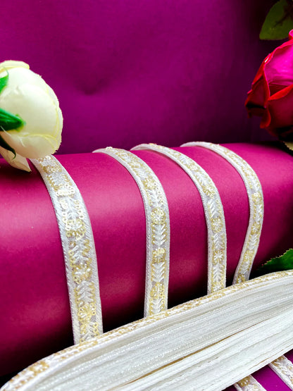 Embroidered Lace Lucknowi Jari Border JA12539/PRO110404