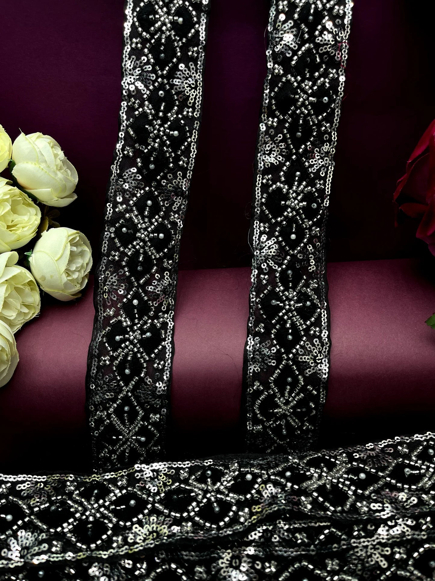 Handwork Machine Embroidery Lace Border Trim HA5516/PRO127098