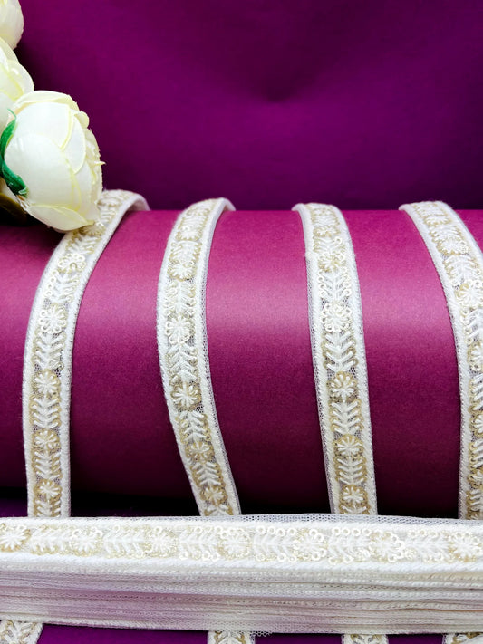 Embroidered Lace Lucknowi Jari Border JA12539/PRO110404