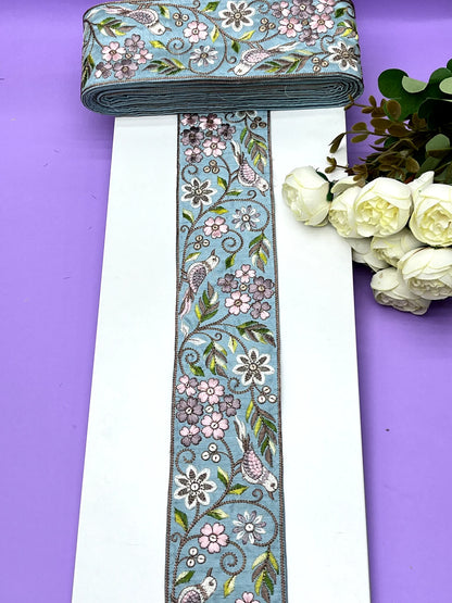 Embroidery Lace Jari Border JA13906