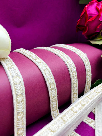 Embroidered Lace Lucknowi Jari Border JA12539/PRO110404