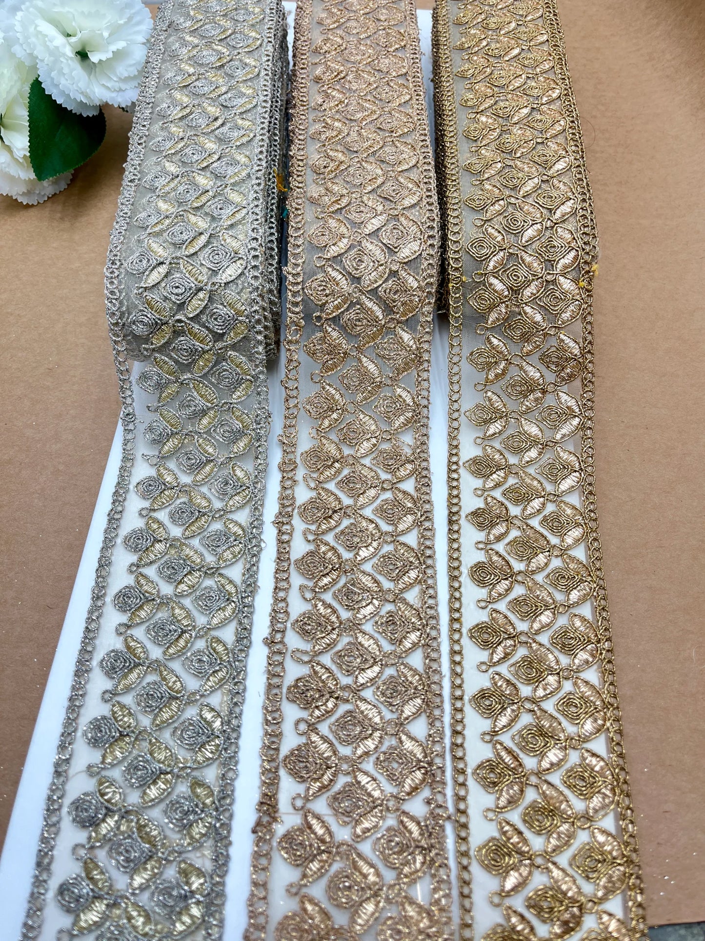 Intricate Cut-Work Lace — Flexible Designer Finishing CU1077
