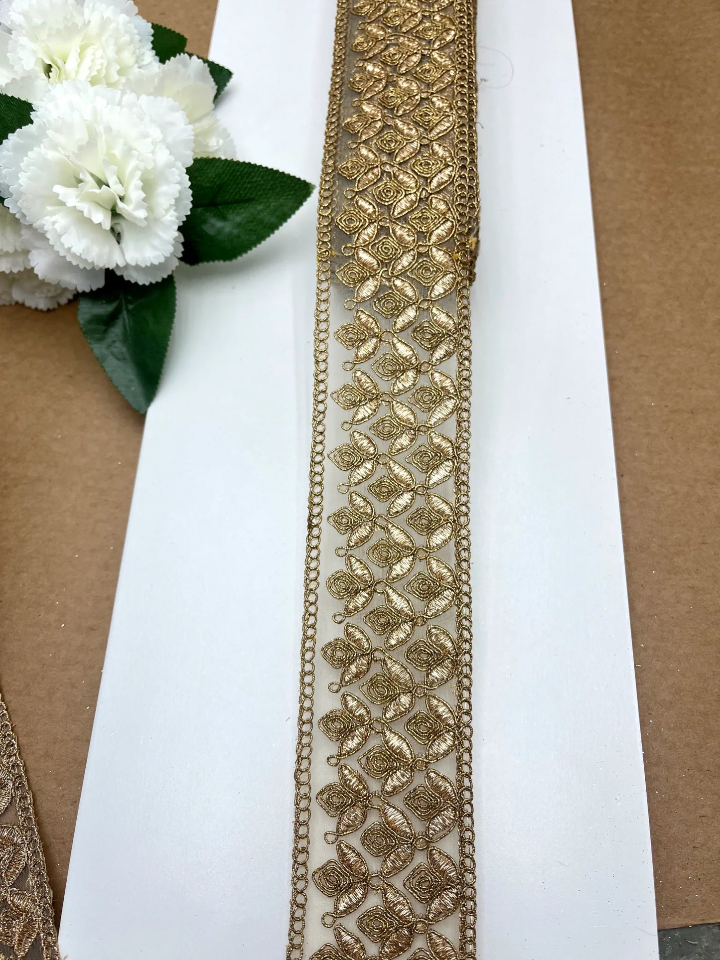 Intricate Cut-Work Lace — Flexible Designer Finishing CU1077