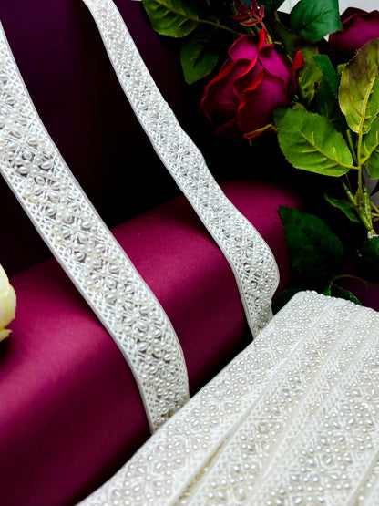 Moti Lace Border Trim for Bridal Saree & Dresses MO2779/PRO119200