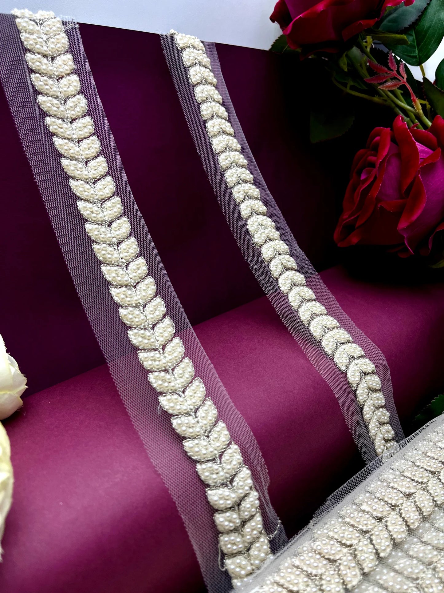 Stone Lace Border Trim ST462/PRO8223