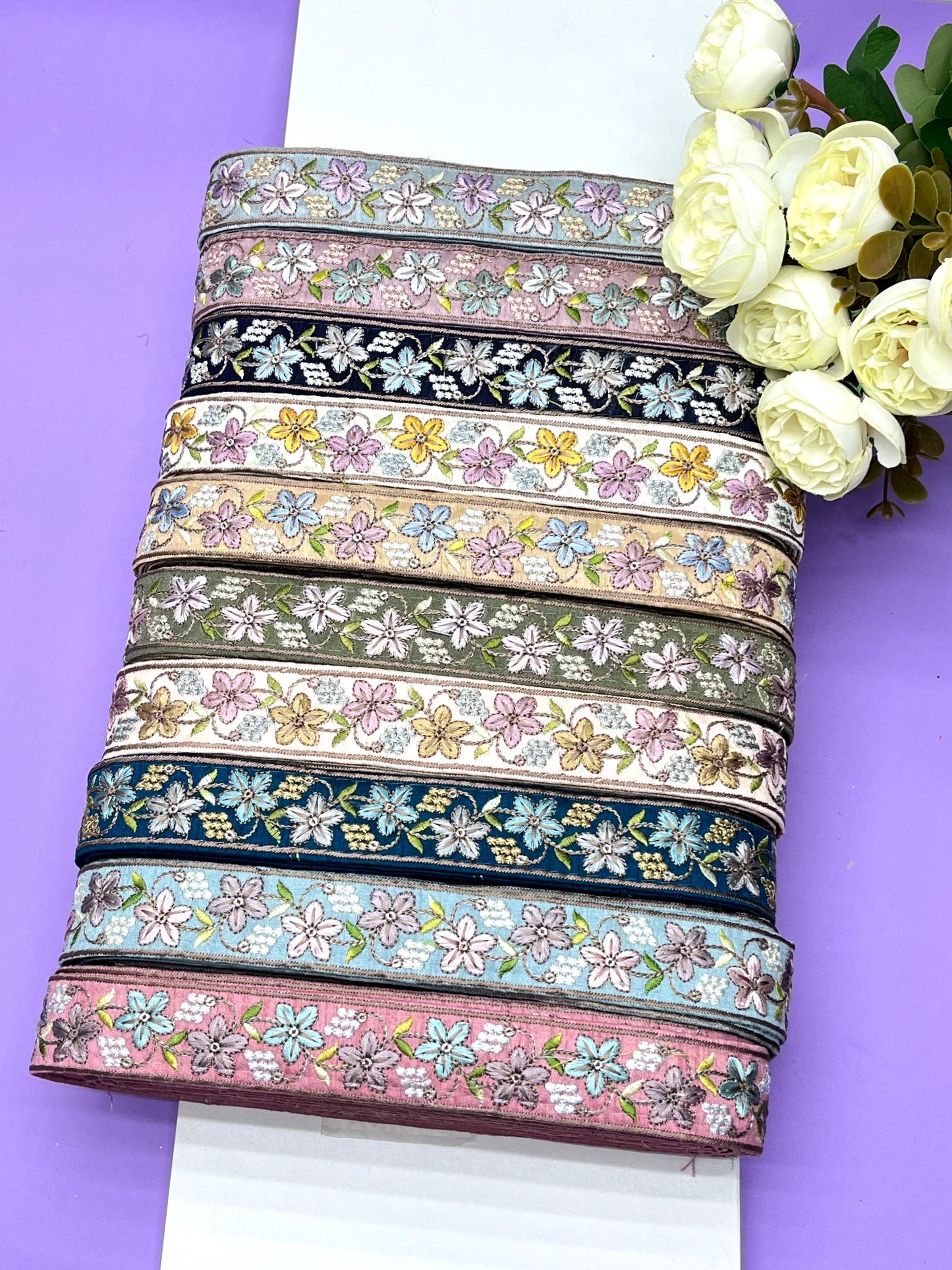 Embroidery Lace Jari Border JA13907