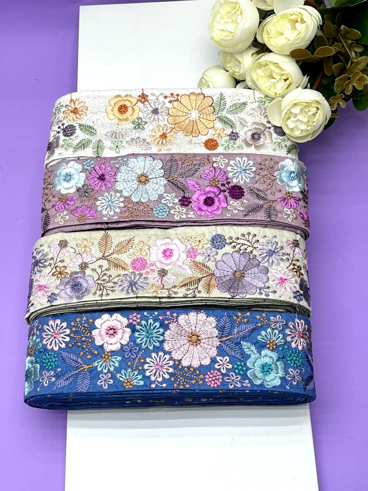 Embroidery Lace Jari Border JA13911