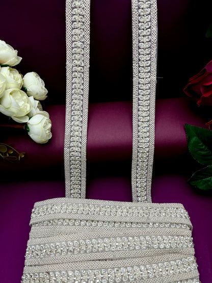 Moti Lace Border Trim for Bridal Saree & Dresses MO2926/PRO120632