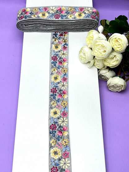 Embroidery Lace Jari Border JA13912