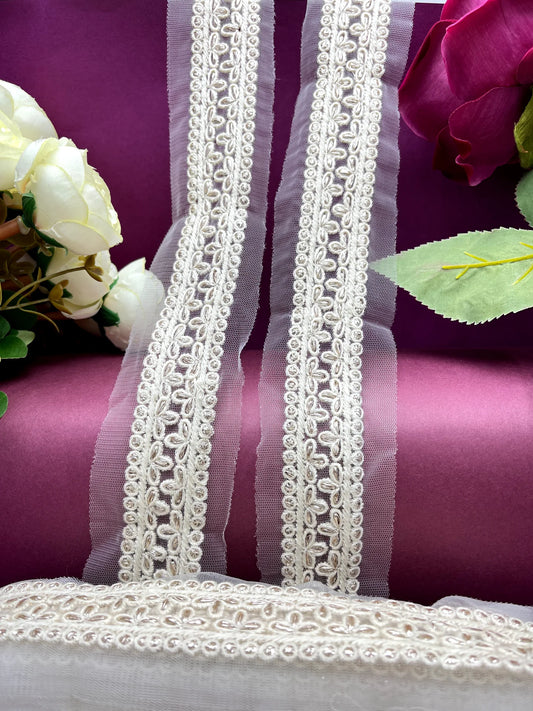 Embroidered Lace Lucknowi Jari Border JA1201/PRO7645