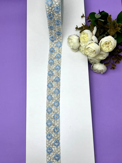 Embroidery Lace Jari Border JA13964