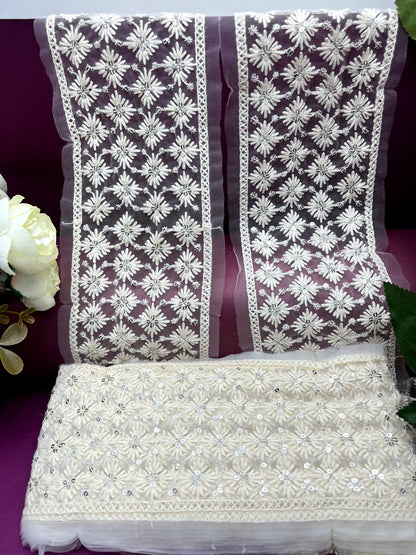 Embroidered Lace Lucknowi Jari Border JA4089-PRO38793