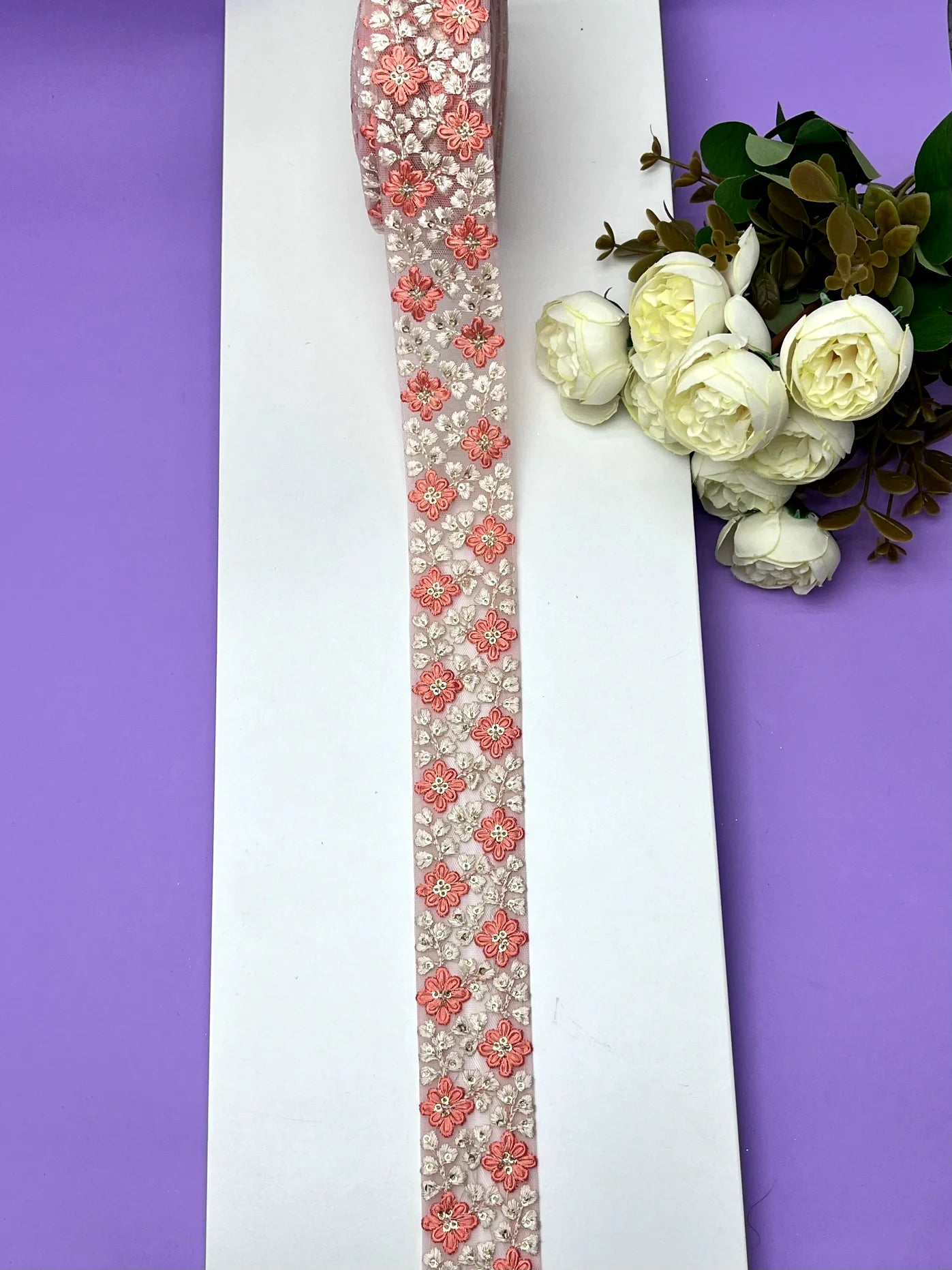 Embroidery Lace Jari Border JA13964