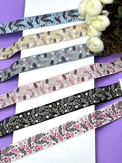 Embroidery Lace Jari Border JA13978