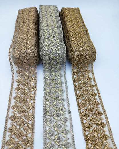 Intricate Cut-Work Lace — Flexible Designer Finishing CU1077