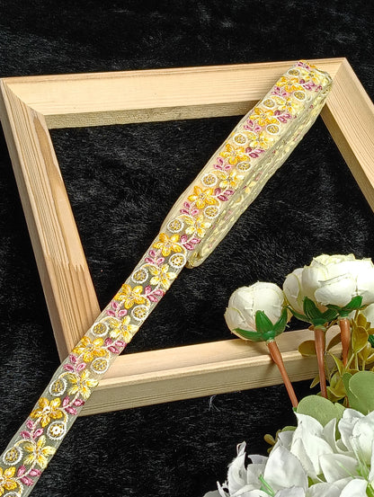 Embroidery Lace Jari Border