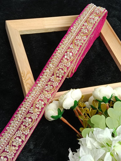 Embroidery Lace Jari Border