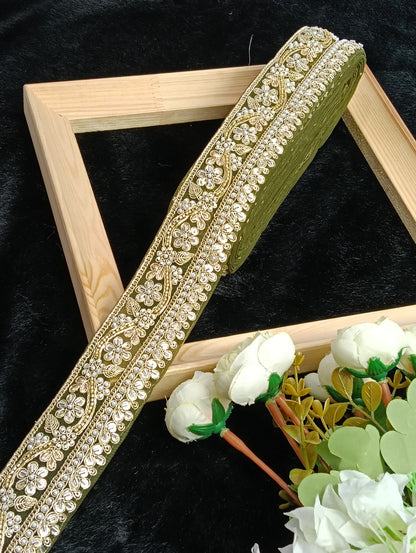 Embroidery Lace Jari Border