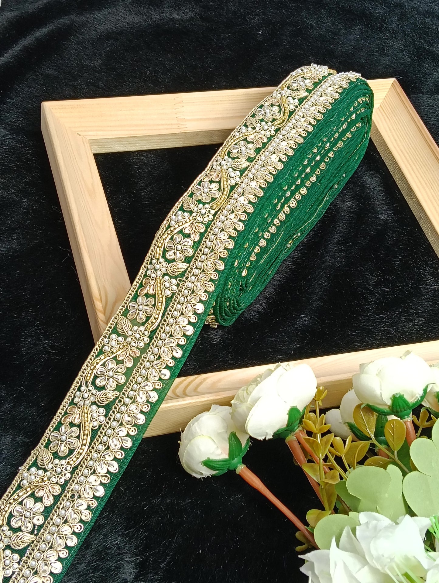 Embroidery Lace Jari Border