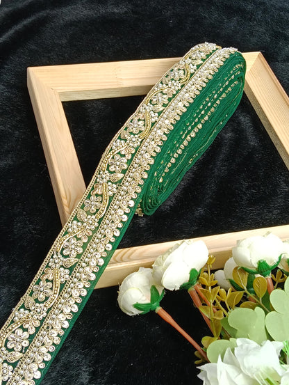 Embroidery Lace Jari Border