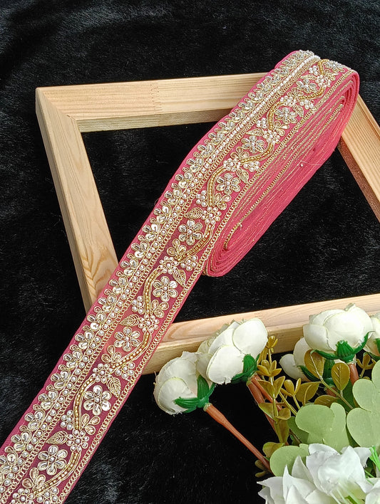 Embroidery Lace Jari Border