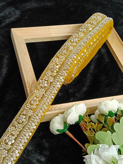 Embroidery Lace Jari Border