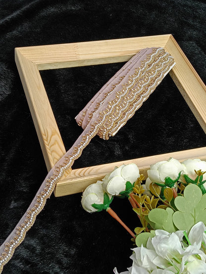 Embroidery Lace Jari Border