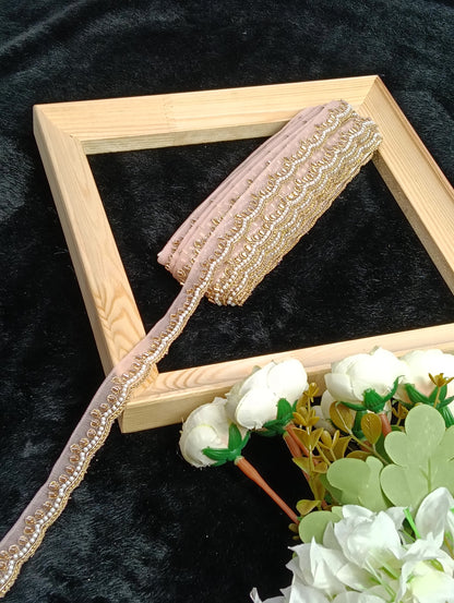 Embroidery Lace Jari Border