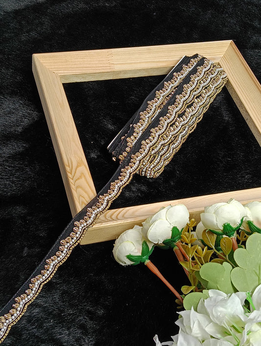Embroidery Lace Jari Border