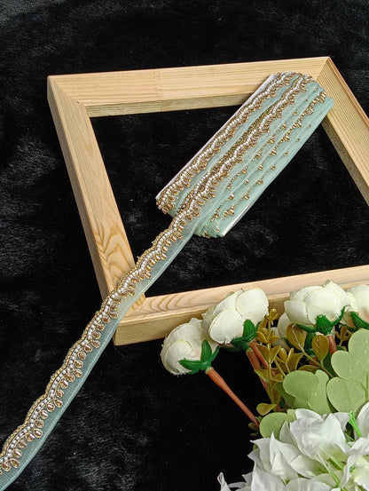 Embroidery Lace Jari Border