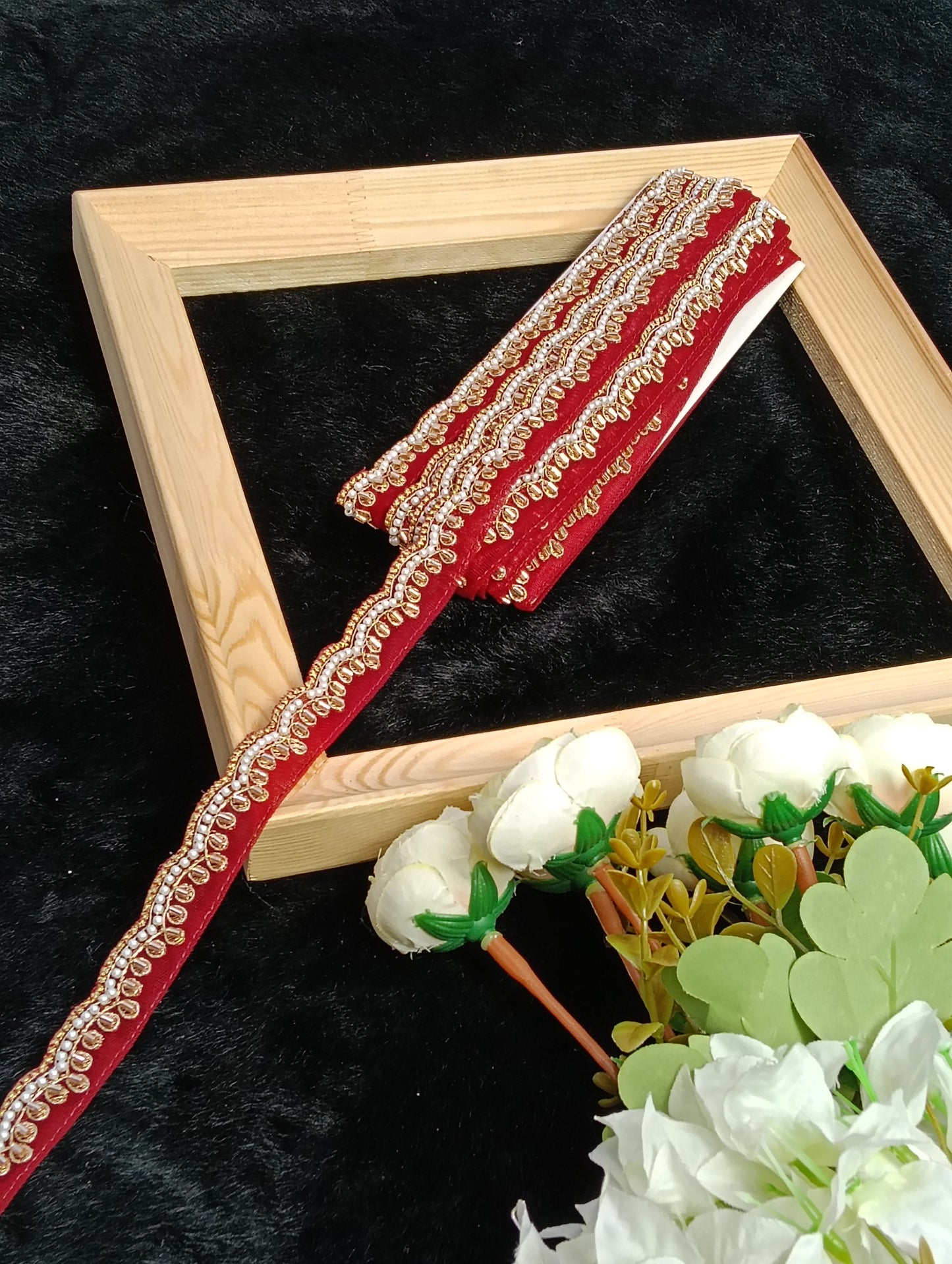 Embroidery Lace Jari Border