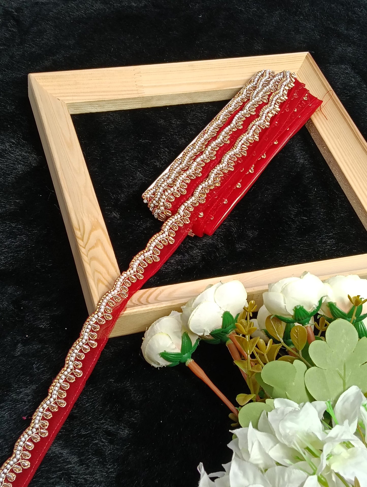 Embroidery Lace Jari Border