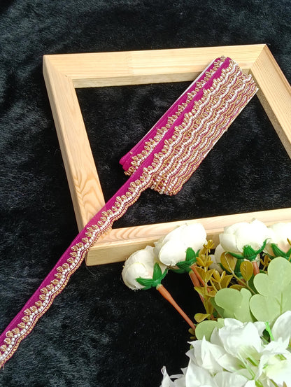 Embroidery Lace Jari Border