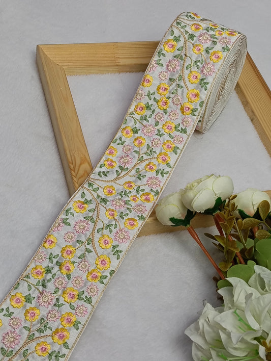 Embroidery Lace Jari Border