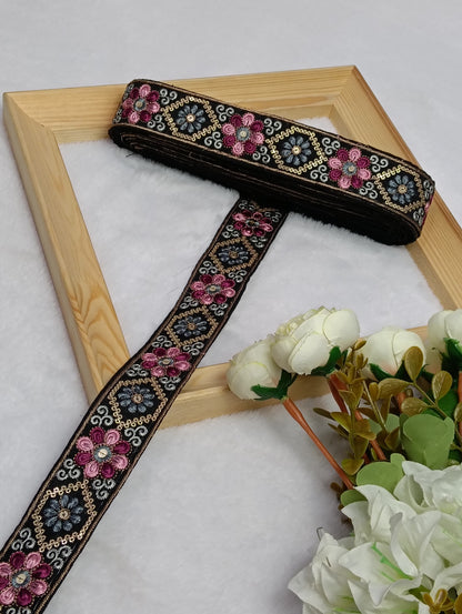 Embroidery Lace Jari Border