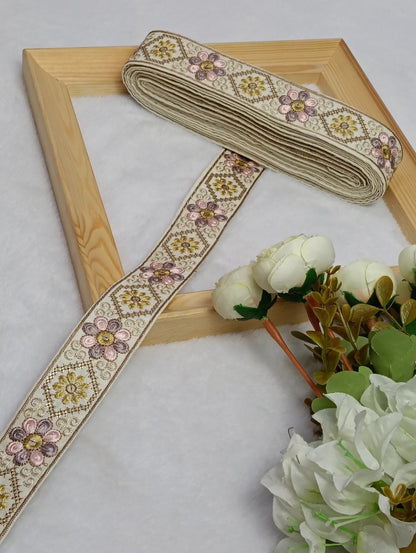Embroidery Lace Jari Border