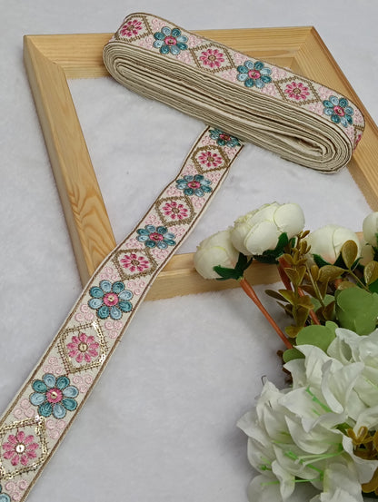 Embroidery Lace Jari Border