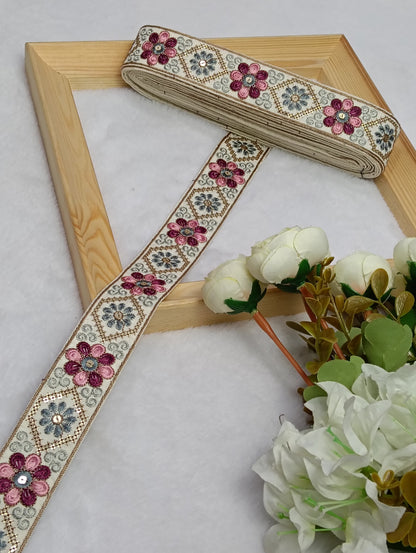 Embroidery Lace Jari Border