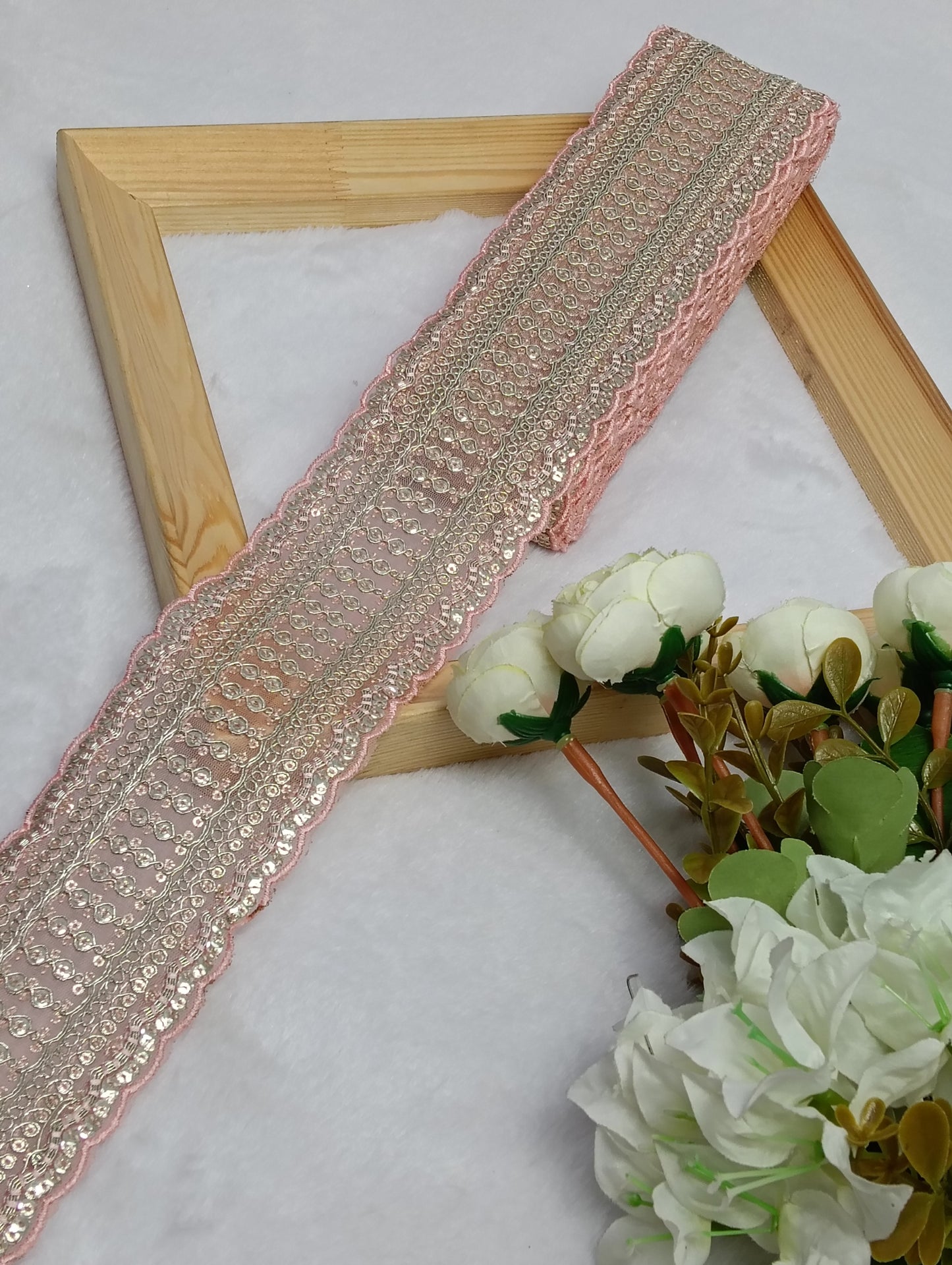 Embroidery Lace Jari Border