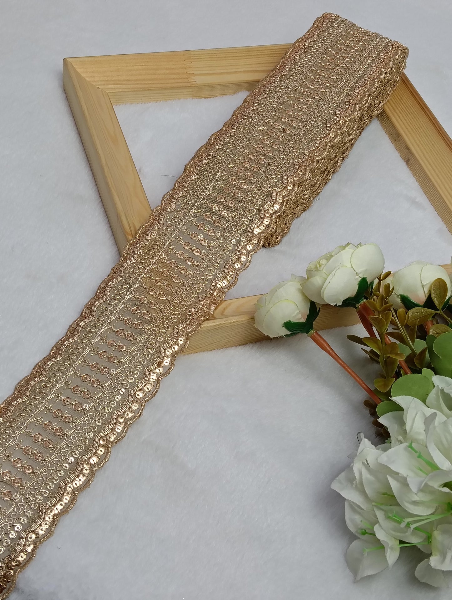 Embroidery Lace Jari Border