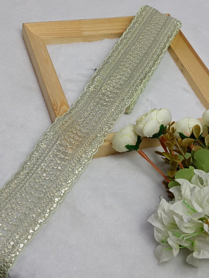 Embroidery Lace Jari Border