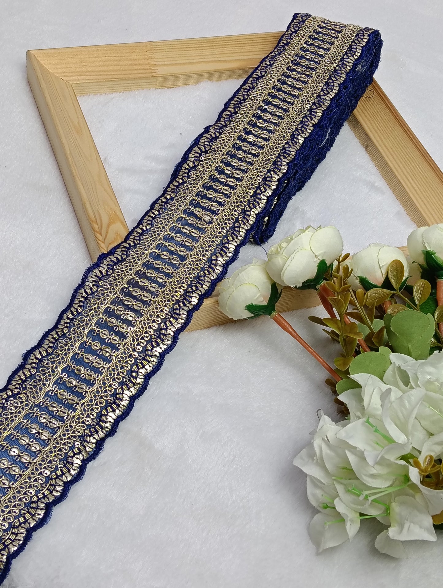 Embroidery Lace Jari Border